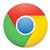 Google Chrome logo. 